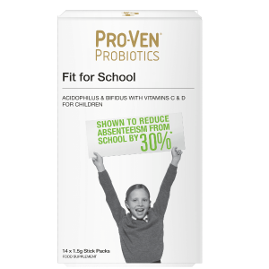 fit for school probiotica poeder met C en D